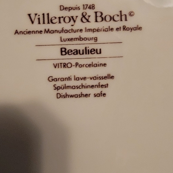 Villeroy & Boch BEAULIEU 9 1/2" Luncheon Plate (s) - Picture 3 of 6
